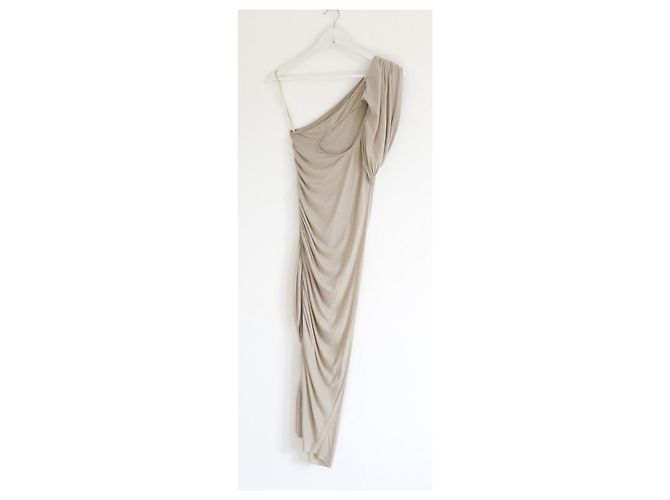 Rick Owens Lilies Amira Kleid - Dark Pearl Beige - Ansicht 6