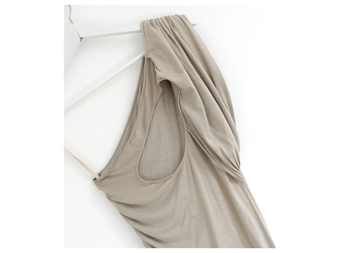 Rick Owens Lilies Amira Kleid - Dark Pearl Beige - Ansicht 7
