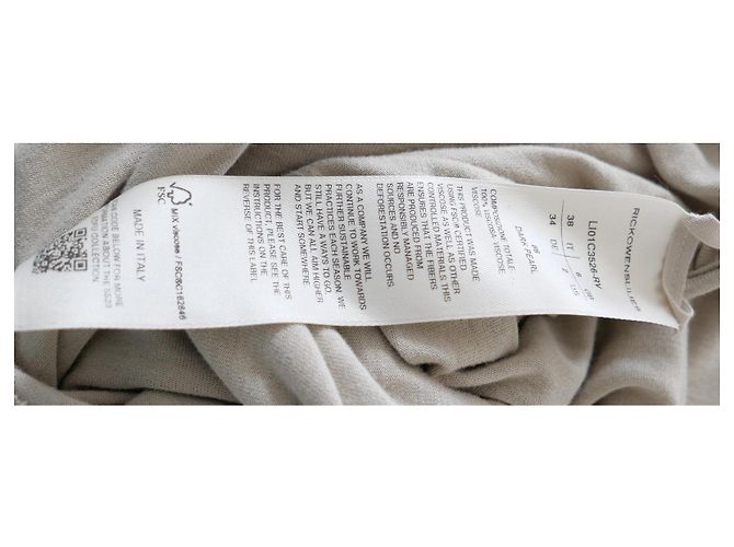 Rick Owens Lilies Amira Kleid - Dark Pearl Beige - Ansicht 9