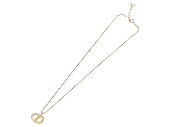 Pendente Christian Dior CD in metallo D'oro - vista 2