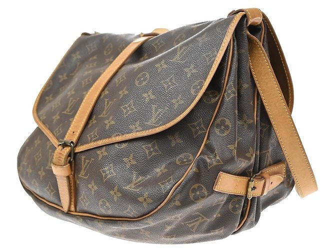 Louis Vuitton Saumur Monogram Canvas 35 Braun - Ansicht 3