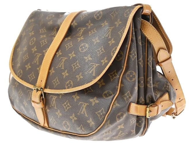 Louis Vuitton Saumur Monogram Canvas 35 Braun - Ansicht 4