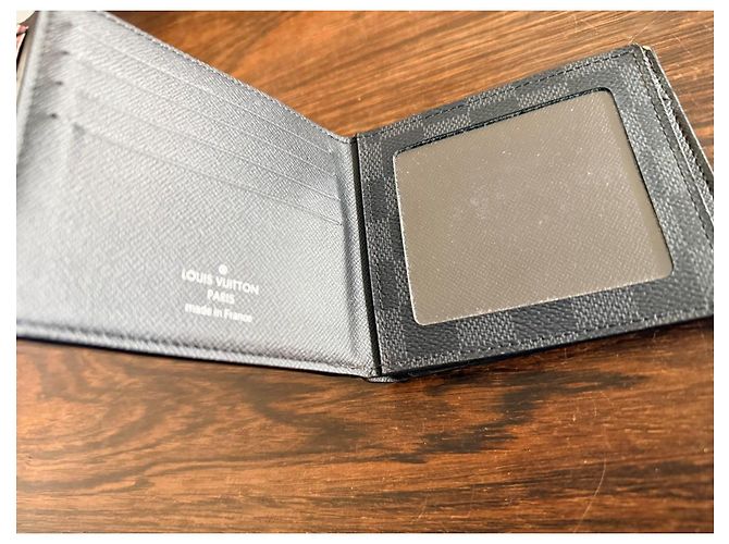 Louis Vuitton Amerigo Damier Graphite Wallet Black Grey Damier ebene - view 4