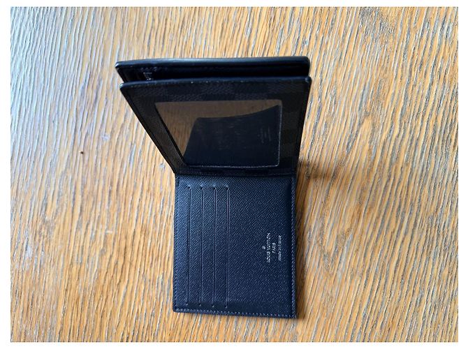 Louis Vuitton Amerigo Damier Graphite Wallet Black Grey Damier ebene - view 6