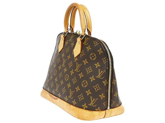 Louis Vuitton Alma Monogram Canvas PM Marron - vue 3