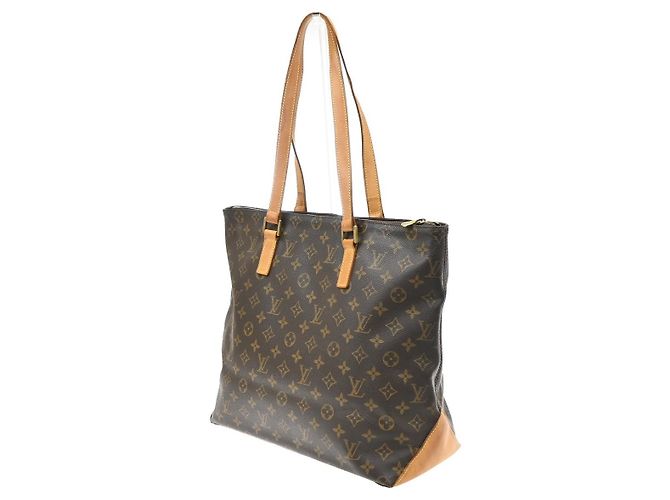 Louis Vuitton Cabas Mezzo Monogram Canvas Brown - view 3
