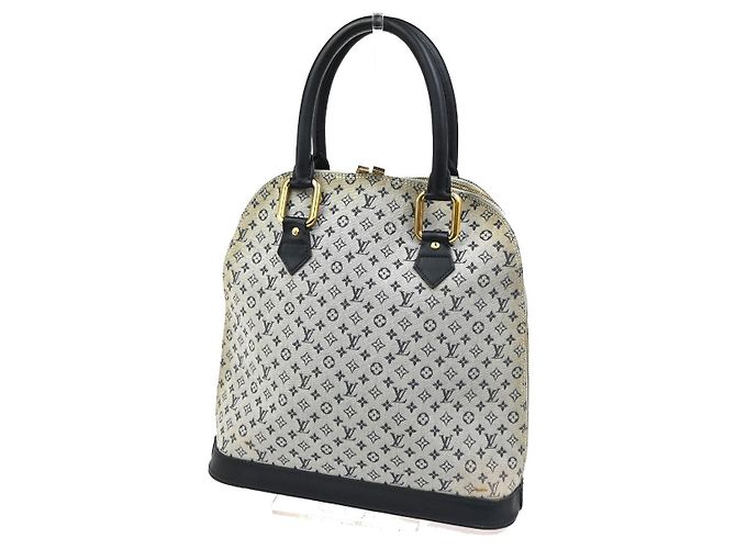 Louis Vuitton Alma Mini Lin Haut Blu - vista 2
