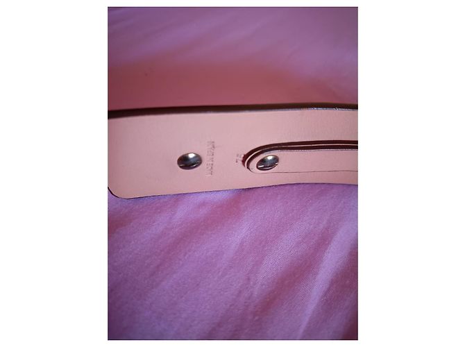 Carolina Herrera Red Leather Logo Belt - view 14