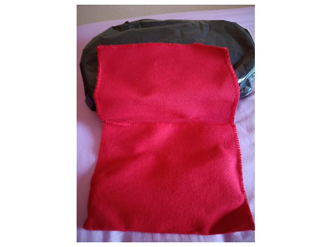 Carolina Herrera Red Leather Logo Belt - view 7