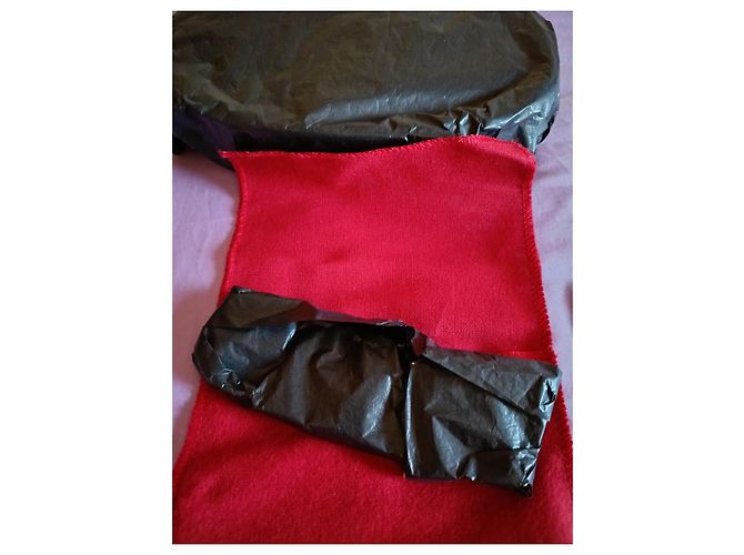 Carolina Herrera Red Leather Logo Belt - view 8