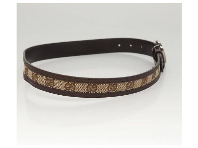 Gucci Interlocking G Gürtel GG Canvas Wide Beige - Ansicht 4