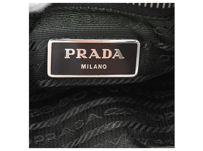 Prada Logo Buckle Messenger Nylon Khaki - view 6
