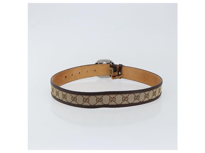 Gucci Interlocking G Gürtel GG Canvas Wide Beige - Ansicht 2