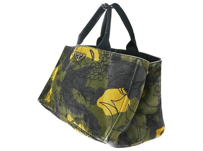 Prada Canapa Printed Canvas Large - vue 3
