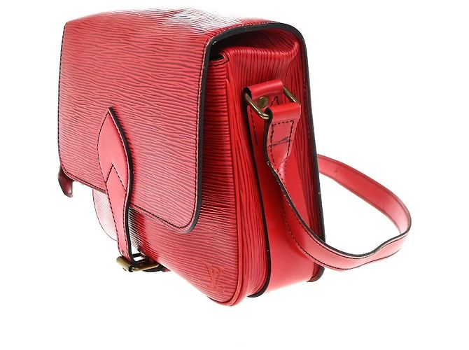 Louis Vuitton Cartouchiere Epi Leather MM Vermelho - vista 3
