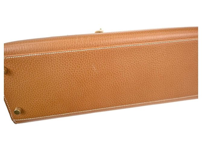 Hermès Hermes Kelly Brown Ardennes com Gold Hardware 32 Marrom - vista 6