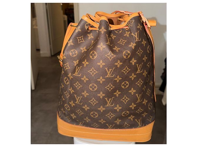 Noe Louis Vuitton Bolso Saco Monogram Noé Castaño Monograma - vista 10
