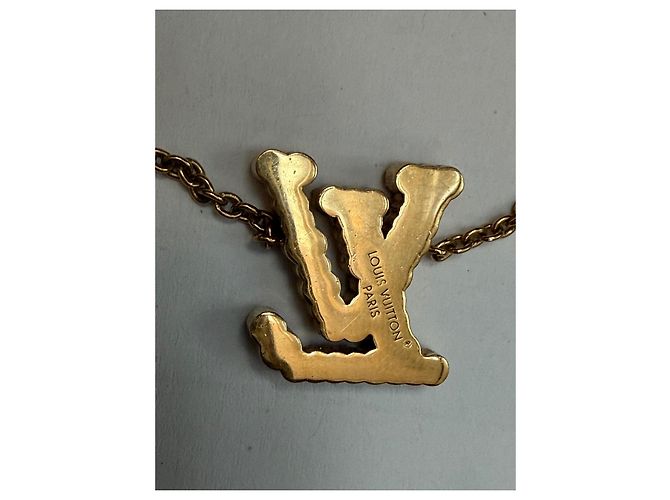Louis Vuitton LV & Fleurs Kristall Halskette Golden - Ansicht 11