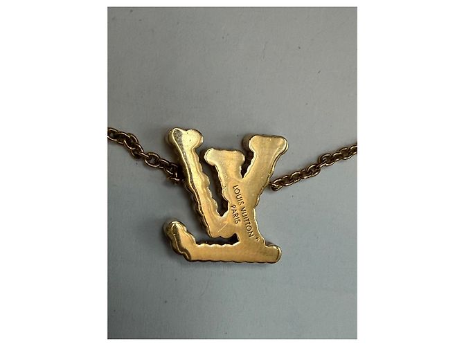 Louis Vuitton LV & Fleurs Kristall Halskette Golden - Ansicht 12