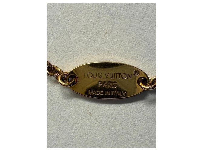 Louis Vuitton LV & Fleurs Kristall Halskette Golden - Ansicht 14