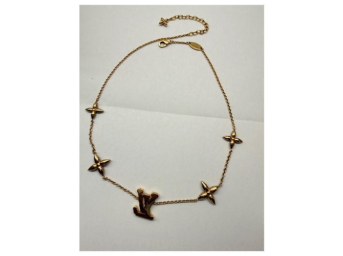 Louis Vuitton LV & Fleurs Kristall Halskette Golden - Ansicht 19