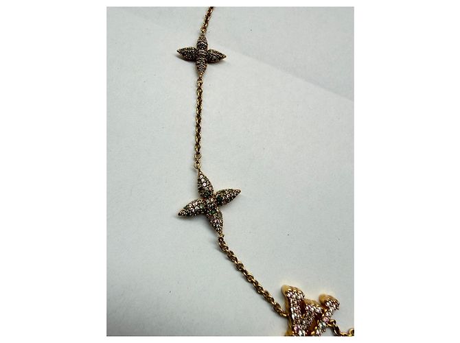 Louis Vuitton LV & Fleurs Kristall Halskette Golden - Ansicht 6