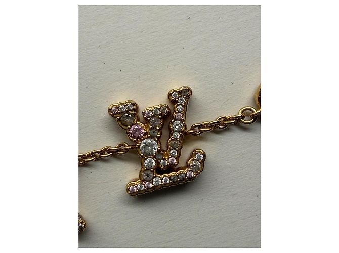 Pulsera Louis Vuitton LV Iconic Trésor dorada Rosa Dorado - vista 10
