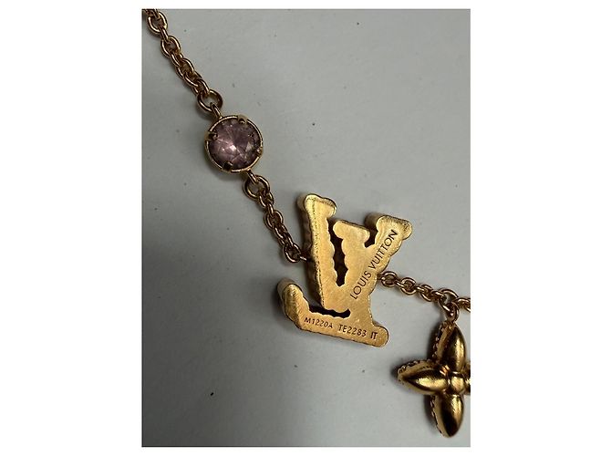 Pulsera Louis Vuitton LV Iconic Trésor dorada Rosa Dorado - vista 13