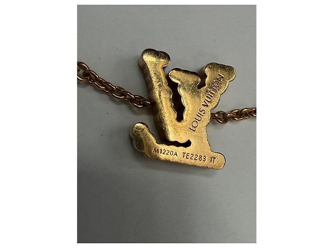 Pulsera Louis Vuitton LV Iconic Trésor dorada Rosa Dorado - vista 15
