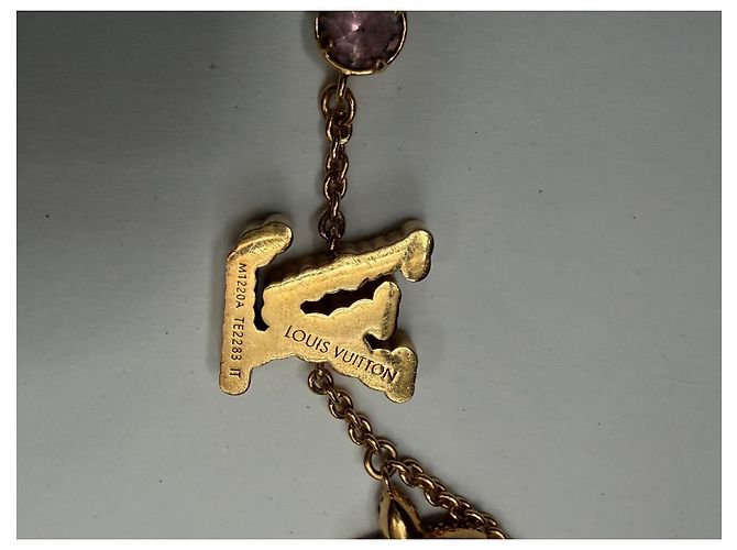Pulsera Louis Vuitton LV Iconic Trésor dorada Rosa Dorado - vista 5