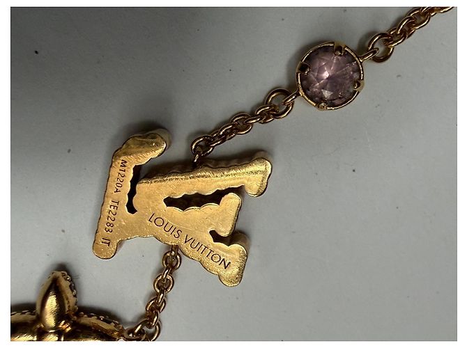 Pulsera Louis Vuitton LV Iconic Trésor dorada Rosa Dorado - vista 9