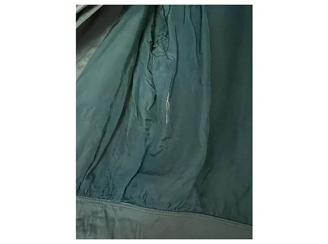Chaqueta Burberry de algodón verde con logo ecuestre - vista 7