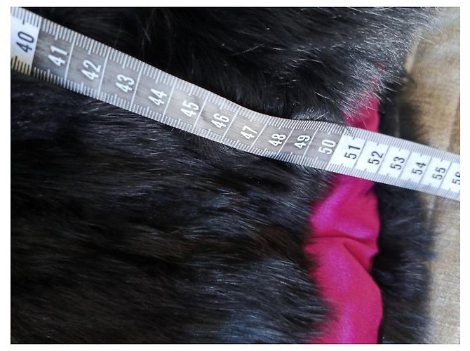 Autre Marque Abrigo de piel de conejo negro para mujer - vista 5