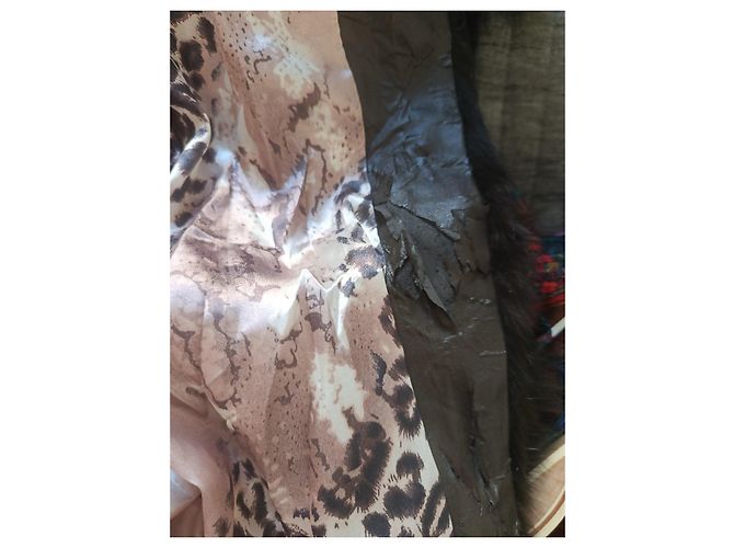 Autre Marque Brown Rabbit Fur Coat - view 8