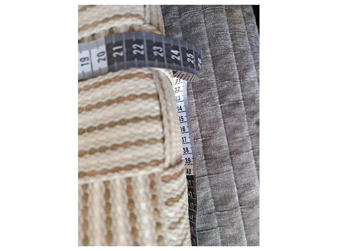 Autre Marque Borsa a mano in corda intrecciata e pelle Marrone Beige Marrone scuro - vista 9