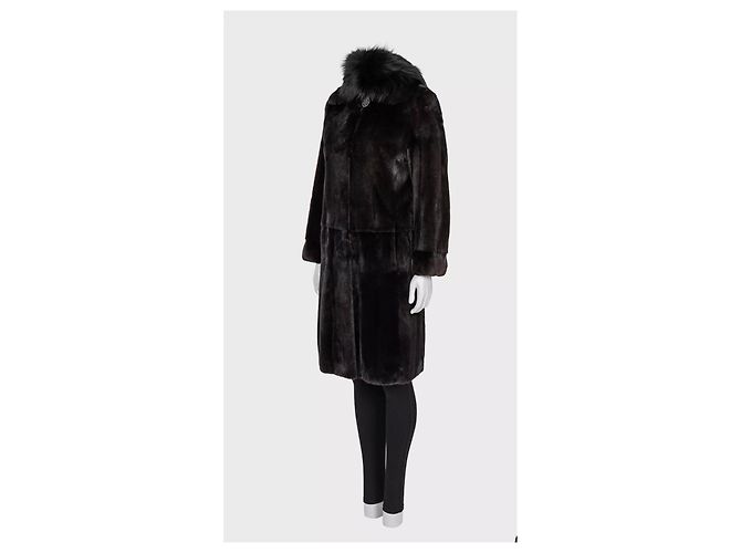 Autre Marque Cappotto Amato Black Straight Cut IT 40 S - vista 2
