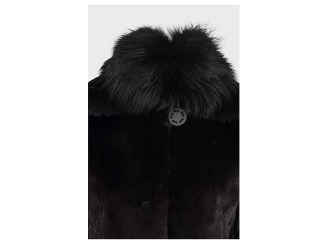 Autre Marque Cappotto Amato Black Straight Cut IT 40 S - vista 4