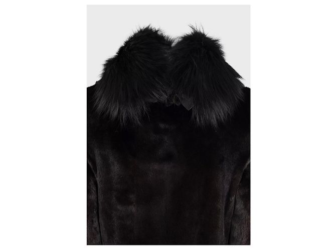 Autre Marque Cappotto Amato Black Straight Cut IT 40 S - vista 5