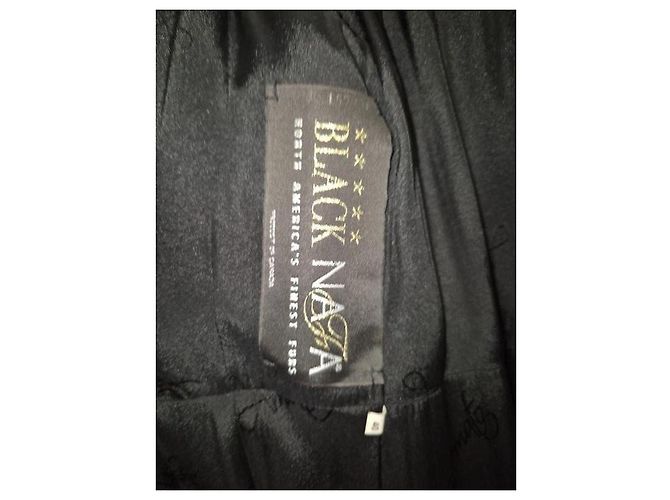 Autre Marque Cappotto Amato Black Straight Cut IT 40 S - vista 6