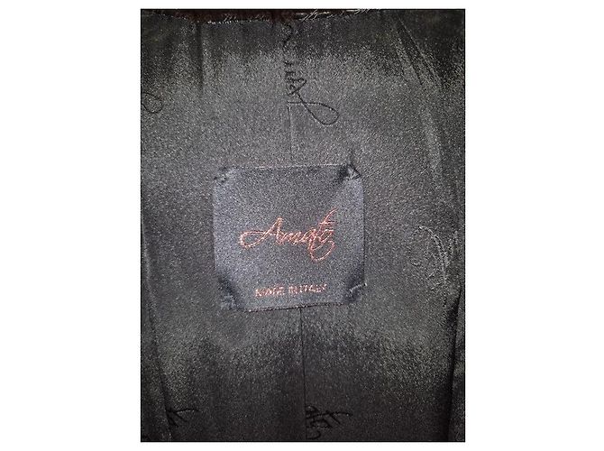 Autre Marque Cappotto Amato Black Straight Cut IT 40 S - vista 7