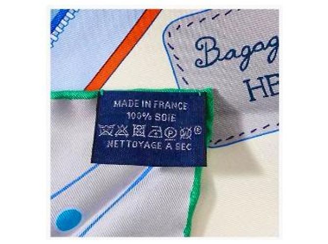 Hermès Carré in seta Bagages à Main 90 cm Multicolore - vista 12