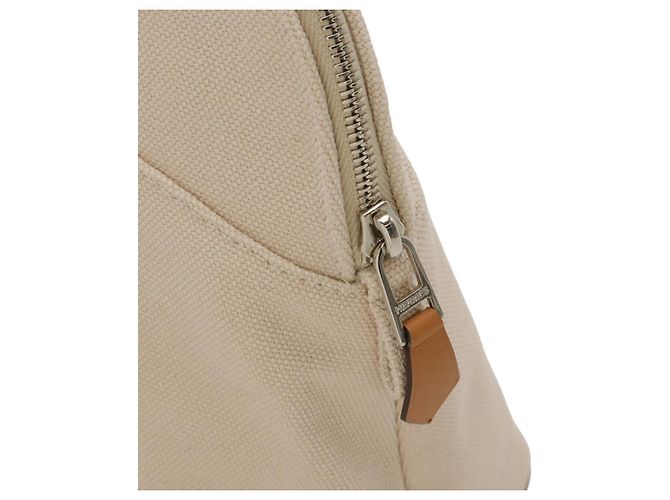 Hermès Bolide25 Canvas Pouch Beige - Ansicht 4