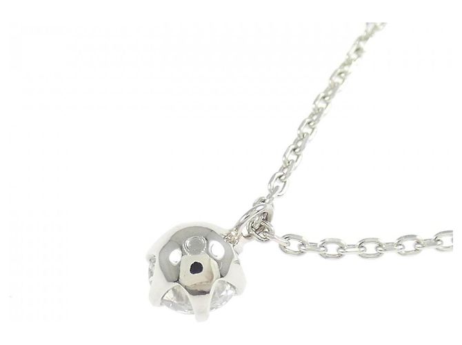 Autre Marque Pt850 Diamantenhalskette Silber - Ansicht 4