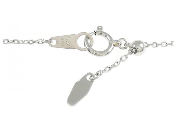 Autre Marque Pt850 Diamantenhalskette Silber - Ansicht 5