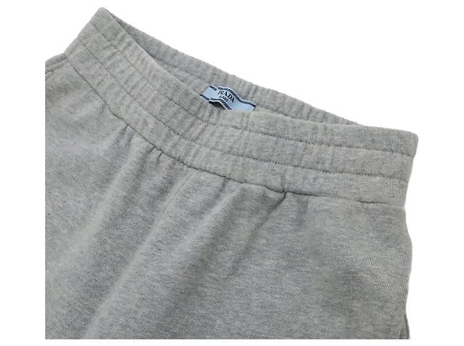 Pantalones de chándal de algodón Prada Castaño - vista 3