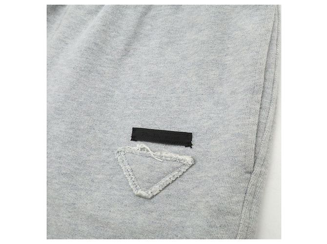 Pantalones de chándal de algodón Prada Castaño - vista 4