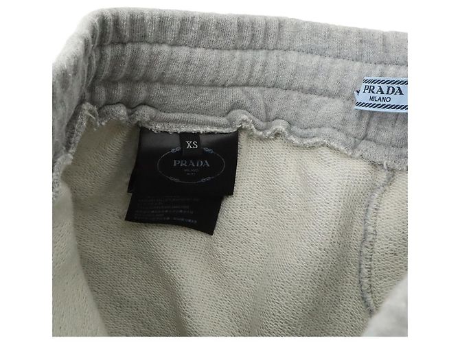 Pantalones de chándal de algodón Prada Castaño - vista 8