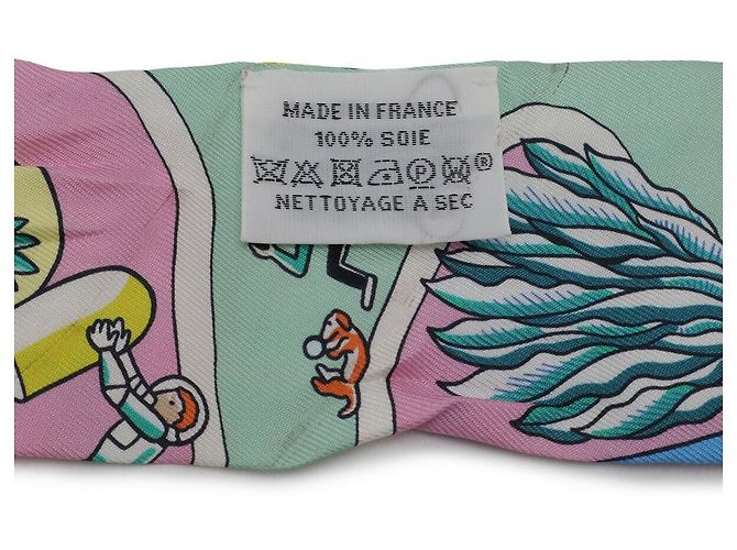 Pañuelo de seda Hermès Twilly Multicolor - vista 5