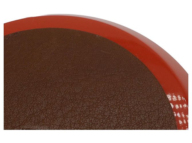 Hermès BoudoirPM Lack-Accessoire-Box Orange - Ansicht 4