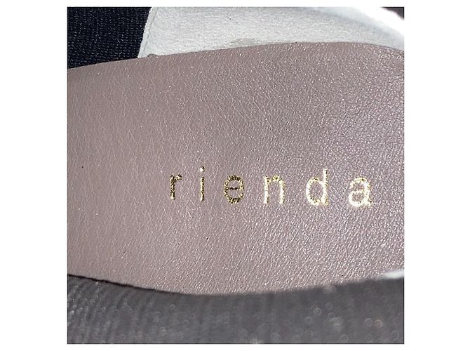 Autre Marque Botas de malha com atacadores Rienda Marrom - vista 8